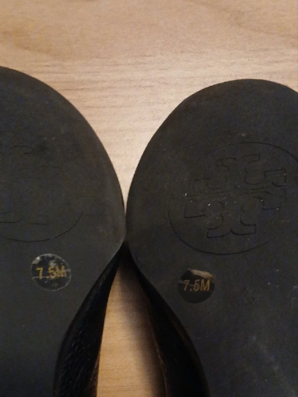 Tory Burch (Copycat Version) Black  Peep-Toe Wedges in Size 7.5M